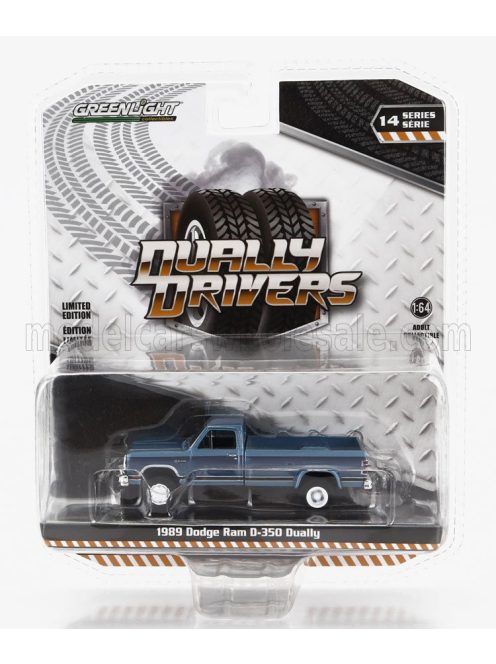Greenlight - DODGE RAM D-350 PICK-UP 1989 BLUE