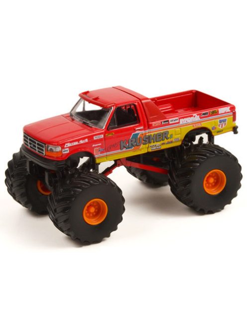 GREENLIGHT - Kings of Crunch Series 10 - Krimson Krusher II - 1993 Ford F-250 Monster Truck Solid Pack