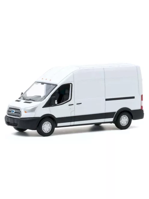 Greenlight - 1:64 2015 Ford Transit LWB High Roof - Oxford White Solid Pack - Evergreen