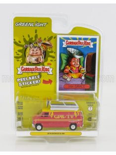   Greenlight - DODGE B-100 VAN GPK-TV 1976 - GARBAGE PAIL KIDS PINK YELLOW