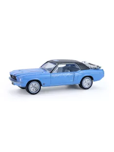   Greenlight - 1967 Ford Mustang Coupe with Trunk Ski Rack and Skis - Skiin’ Ian Solid Pack - Garbage Pail Kids Series 8