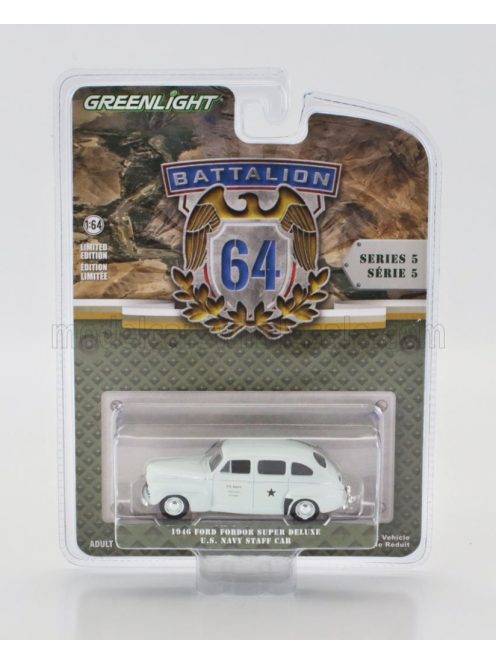 Greenlight - FORD USA FORDOR SUPER DELUXE USA NAVY 1946 MILITARY GREY