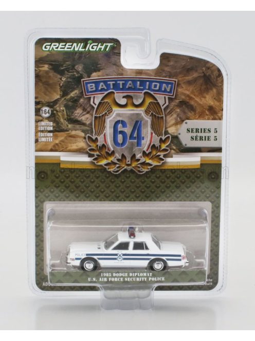 Greenlight - DODGE DIPLOMAT USA AIR FORCE SECURITY POLICE 1985 WHITE