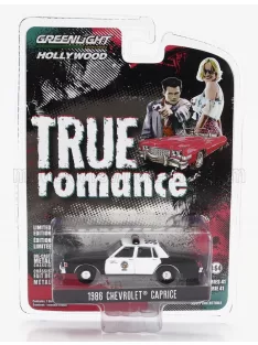   Greenlight - CHEVROLET CAPRICE LOS ANGELES POLICE DEPARTMENT 1986 - TRUE ROMANCE BLACK WHITE