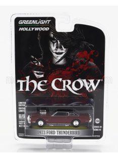   Greenlight - FORD USA THUNDERBIRD SUPERCHARGER 1973 - THE CROW RED BLACK