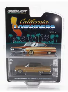   Greenlight - CHEVROLET IMPALA CABRIOLET LOWRIDER 1964 GOLD MET