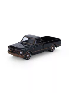   Greenlight - 1972 Chevrolet C10 Lowrider - Black & Bronze - California Lowriders Series 7
