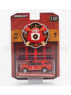   Greenlight - FORD USA UTILITY POLICE INTERCEPTOR CHICAGO FIRE ENGINE DEPARTMENT 2020 RED