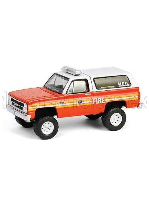 Greenlight - GMC JIMMY FDNY FIRE ENGINE NEW YORK 1987 RED WHITE