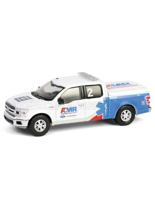 Greenlight - FORD USA F-150 XLT PICK-UP AMR SAFETY TEAM 2020 WHITE BLUE