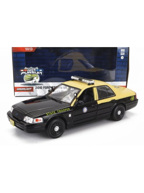 Greenlight - FORD USA CROWN VICTORIA POLICE INTERCEPTOR FLORIDA 2010 BLACK CREAM