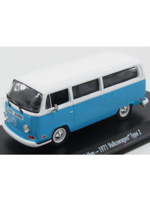 Greenlight - VOLKSWAGEN T2b MINIBUS 1971 - LOST - DHARMA INIATIVE - TV SERIES - 2004 - 2010 BLUE