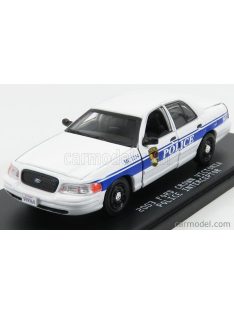   Greenlight - Ford Usa Crown Victoria Police Interceptor 2003 - Macgyver 2016 White Light Blue
