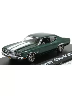   Greenlight - Chevrolet Chevelle Ss 396 Coupe 1970 - John Wick Movie Ii Green Met White