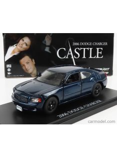   Greenlight - Dodge Charger Lx New York City Deparment Police 2006 - Castle Blue