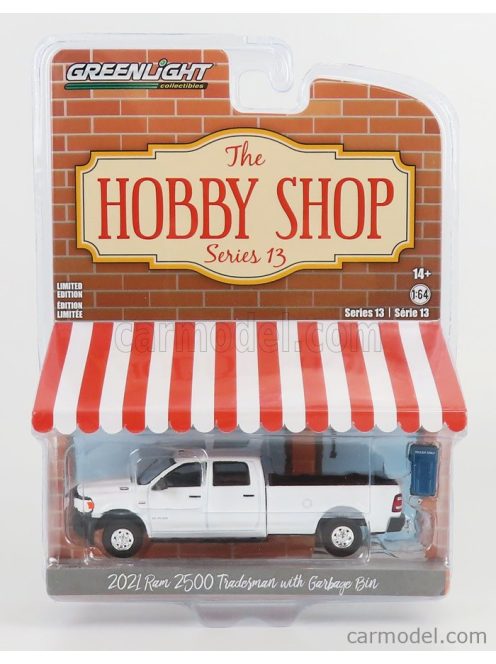 Greenlight - Dodge Ram 2500 Double Cabine Pick-Up With Garbage Bin 2021 White