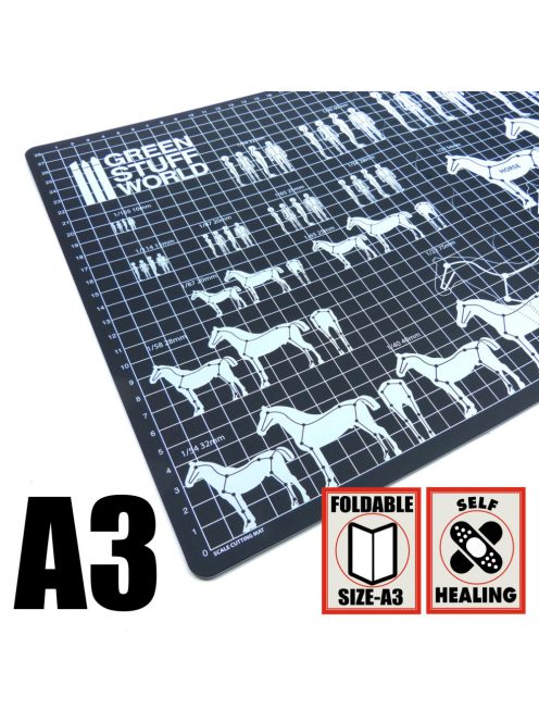 Green Stuff World - Scale Cutting Mat A3
