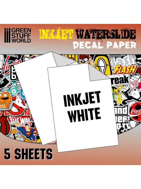 Green Stuff World - Waterslide Decals - Inkjet White