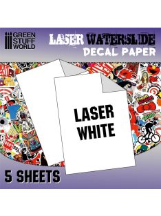 Green Stuff World - Waterslide Decals - Laser White