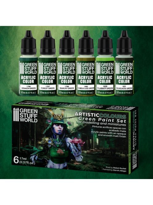 Green Stuff World - Paint Set - Green