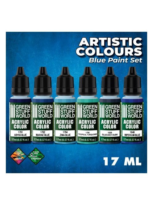 Green Stuff World - Paint Set - Blue