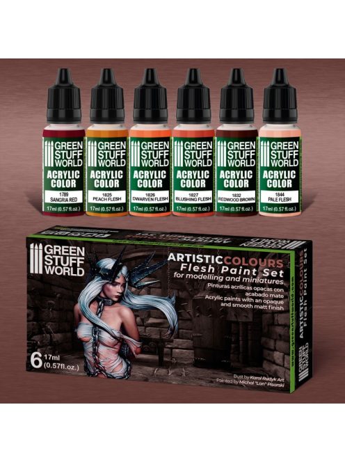 Green Stuff World - Paint Set - Flesh