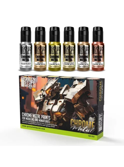 Green Stuff World - Paint Set - CHRO ME PAINT SET (6)
