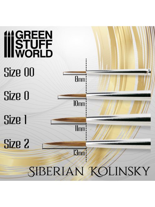 Green Stuff World - Premium Brush Set - GOLD SERIES