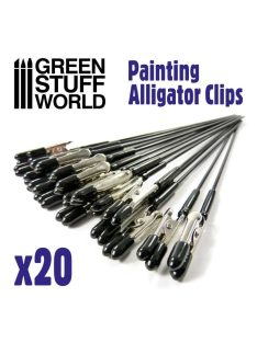 Green Stuff World - Painting Alligator Clips - Pack x20