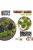 Green Stuff World - Thorny Scrubs - LIGHT GREEN - 48 pcs, 14 mm high