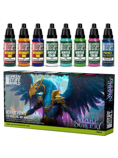 Grren Stuff World - Paint Set - Warp Sorcery (8 pcs)