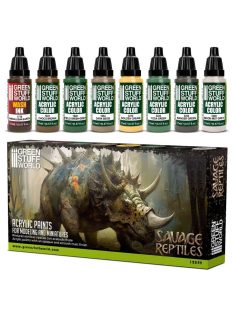 Grren Stuff World - Paint Set - Savage Reptiles (8 pcs)