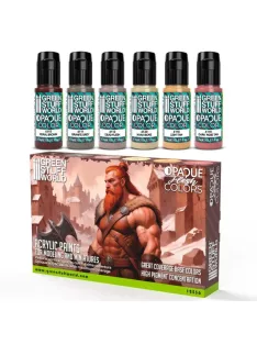   Green Stuff World - PAINT SET - Opaque Colors FLESH (Box x6) - Bőrszín
