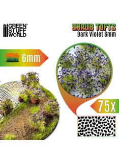   Green Stuff World - Shrub Tufts - 6 mm - self-adhesive - Dark Violet - 75 pcs.