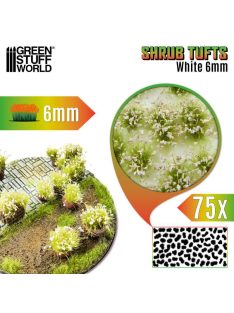   Green Stuff World - Shrub Tufts - 6 mm - self-adhesive - White - 75 pcs.