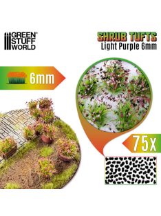   Green Stuff World - Shrub Tufts - 6 mm - self-adhesive - Light Purple - 75 pcs.