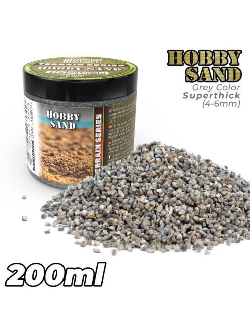 Green Stuff World - Extra Thick Hobby Sand - Dark Grey 200ml