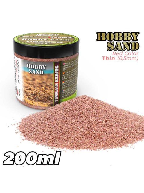 Green Stuff World - Thin Hobby Sand - Red Sand 200ml