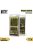 Green Stuff World - Grass Strips 12 mm - Dry Green - 12 pcs.