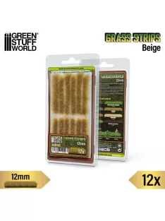 Green Stuff World - Grass Strips 12 mm - Beige - 12 pcs.