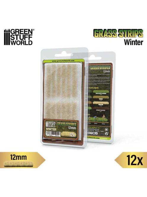 Green Stuff World - Grass Strips 12 mm - Winter - 12 pcs.