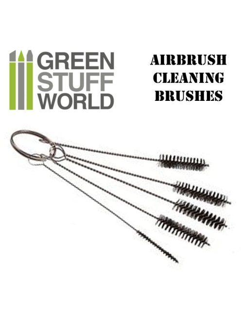 Green Stuff World - Airbrush Cleaning BRUSHES set