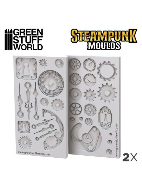 Green Stuff World - Steampunk Texture Silicone Mould
