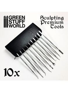   Green Stuff World - 10x Professional Sculpting Tools with case