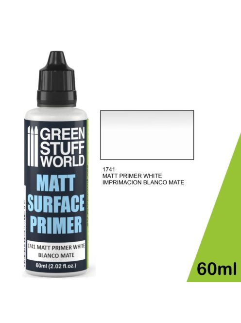 Green Stuff World - Matt Surface Primer 60 ml - White 
