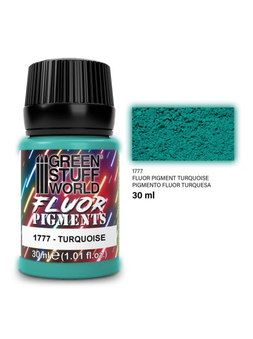 Green Stuff World - Paint Pot - FLUOR TURQUOISE pigments 30ml