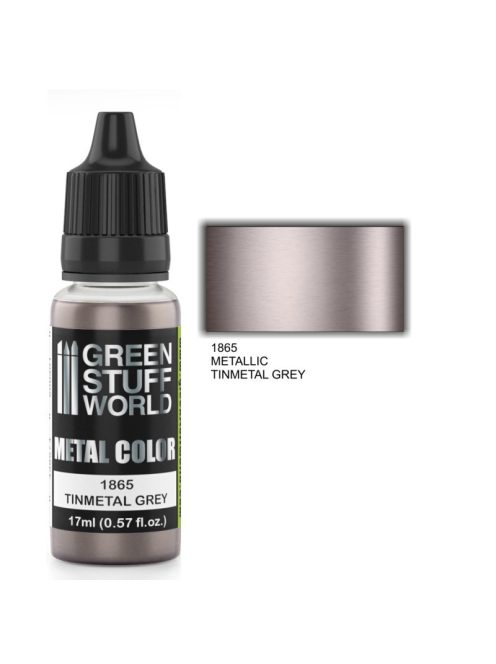 Green Stuff World - Metallic Paint TINMETAL GREY