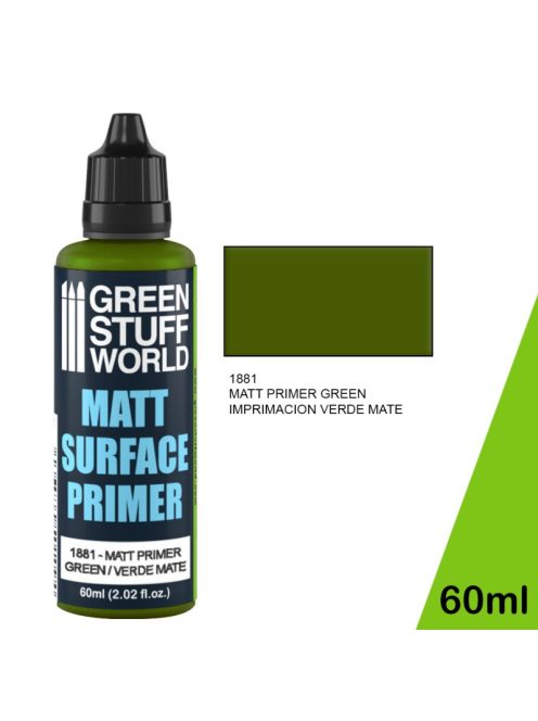 Green Stuff World - Matt Surface Primer 60 ml - Green