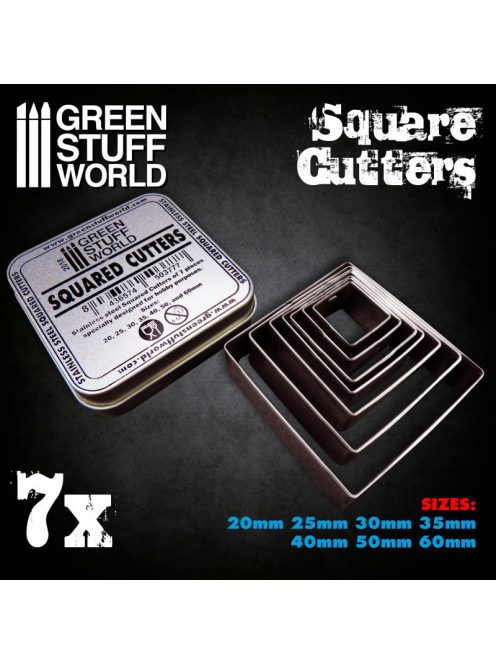 Green stuff World - Squared Cutters for Bases
