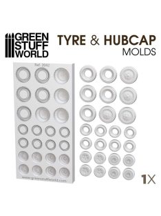 Green Stuff World - Tyre And Hubcap Texture
Silicone Stamp
